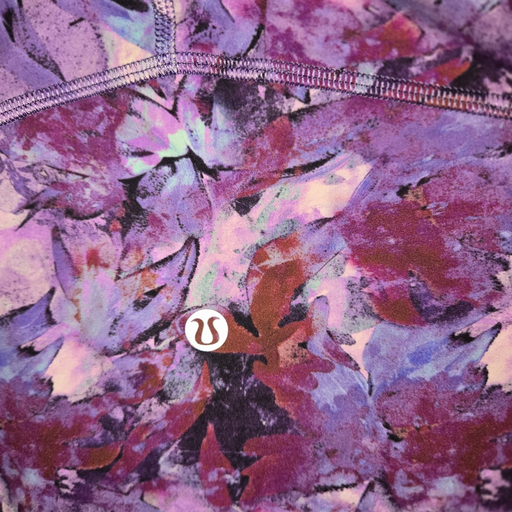 Lululemon Purple Patterned Leggings